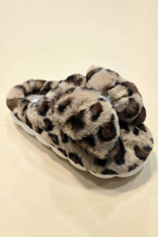 Bamboo - Women's Big Fluffy Fun Bow Slippers