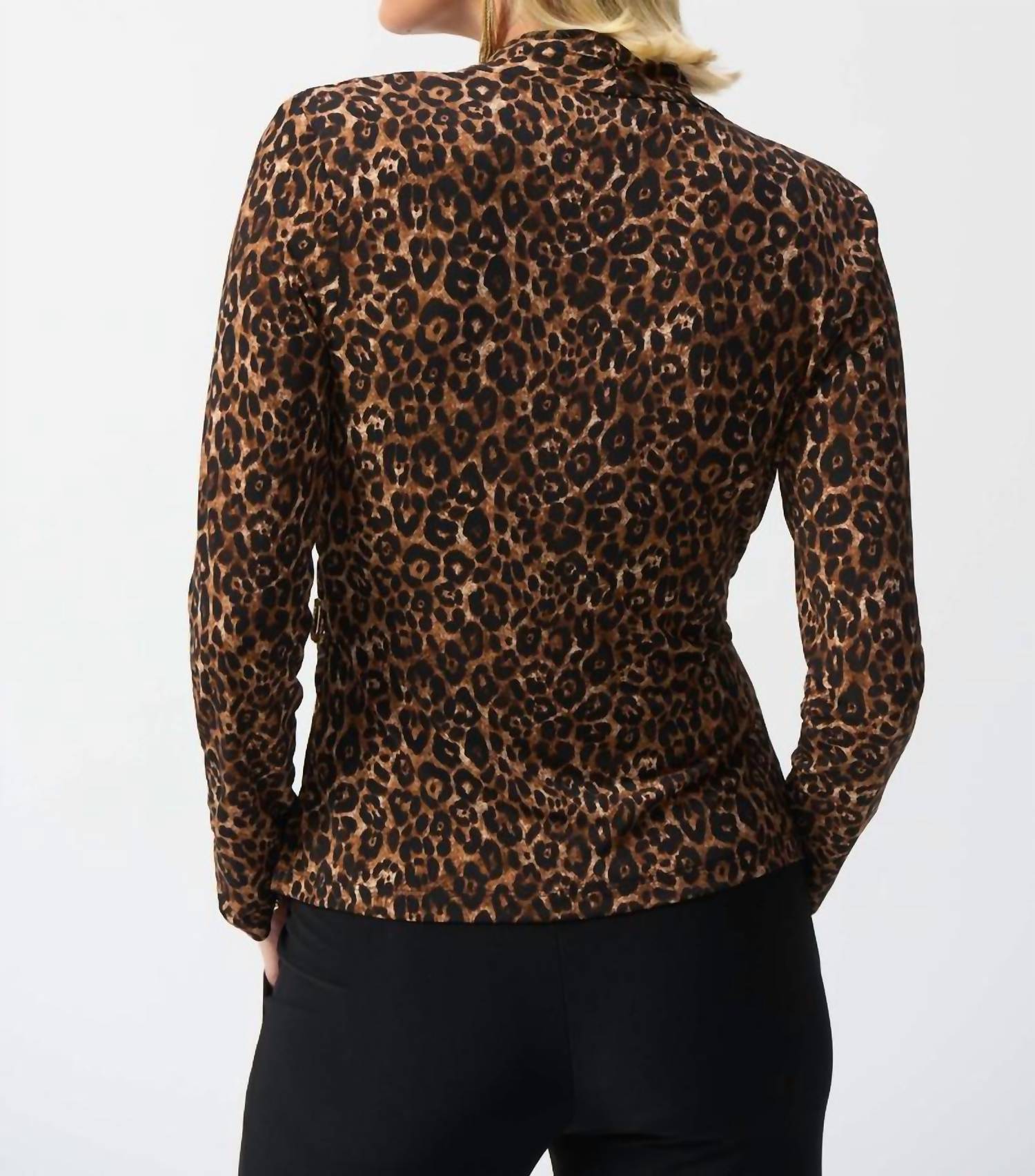 Joseph Ribkoff - Silky Knit Animal Print Top