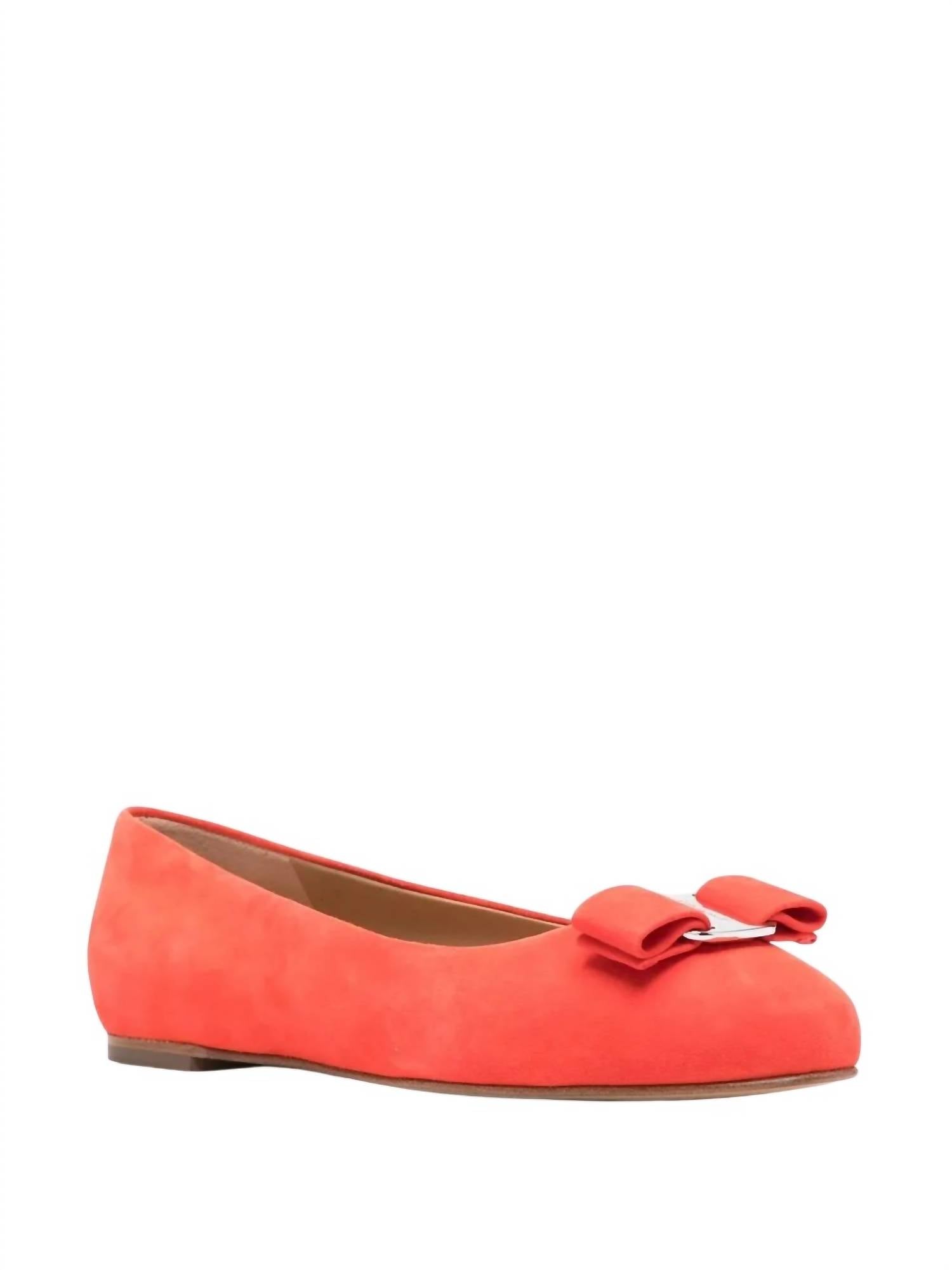 Salvatore Ferragamo - Women's Logo-plaque Ballerina Shoes