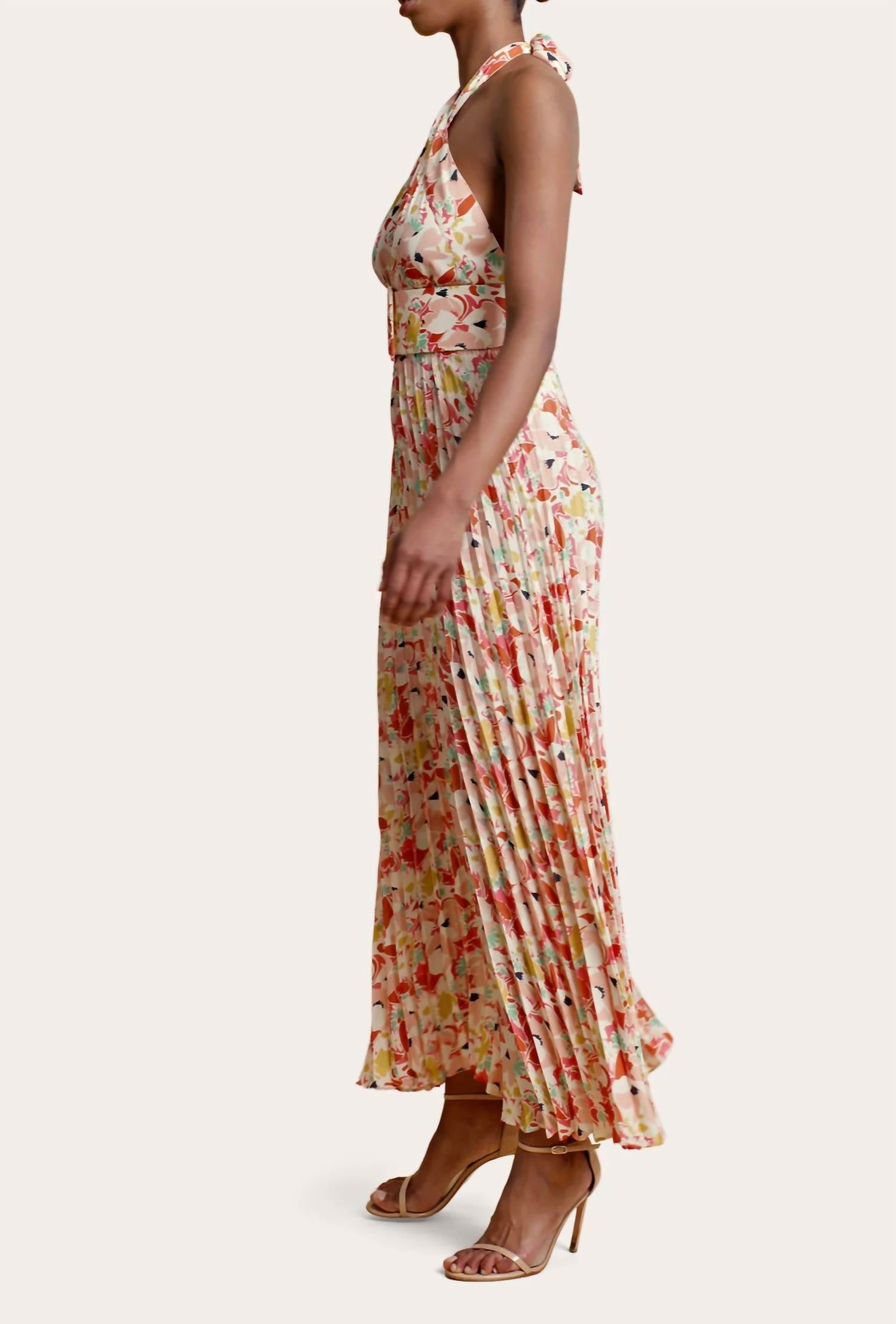 Bytimo - Plissè Halterneck Dress