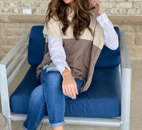 Cloudwalk - Calla Color Block Poncho
