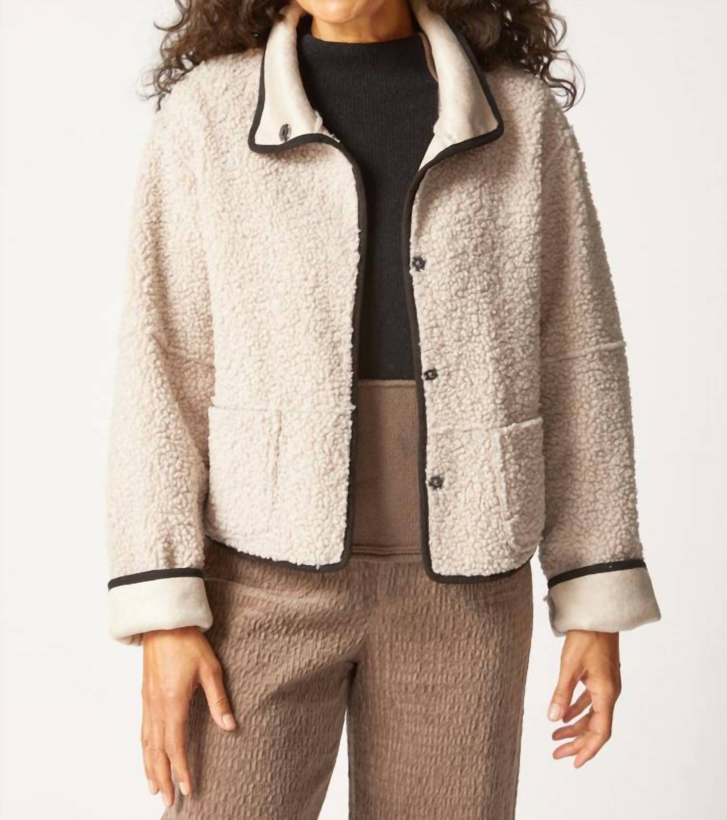 Habitat - Reversible Sherpa Faux Suede Jacket