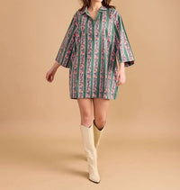Double A Colette Mini Dress in floral manor - women's dress - view 5