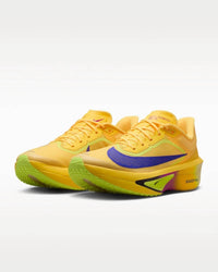 NIKE Women's Zoom Fly 6 Shoes in citron pulse indigo burst volt ice - women's shoe - detail view