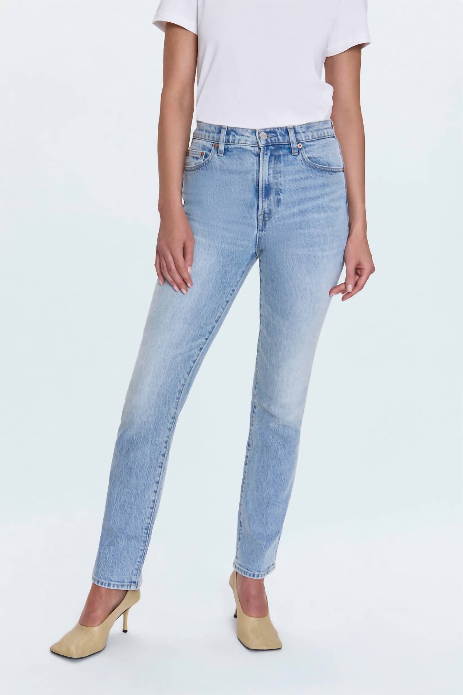 Pistola - Bri High Rise Slim Straight Jeans