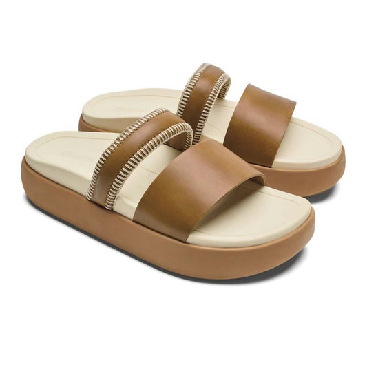Olukai - Women's Pae Leather Slide Sandal