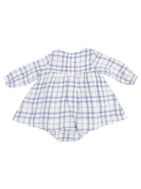 Angel Dear - Plaid Smocked Ruffle Dress
