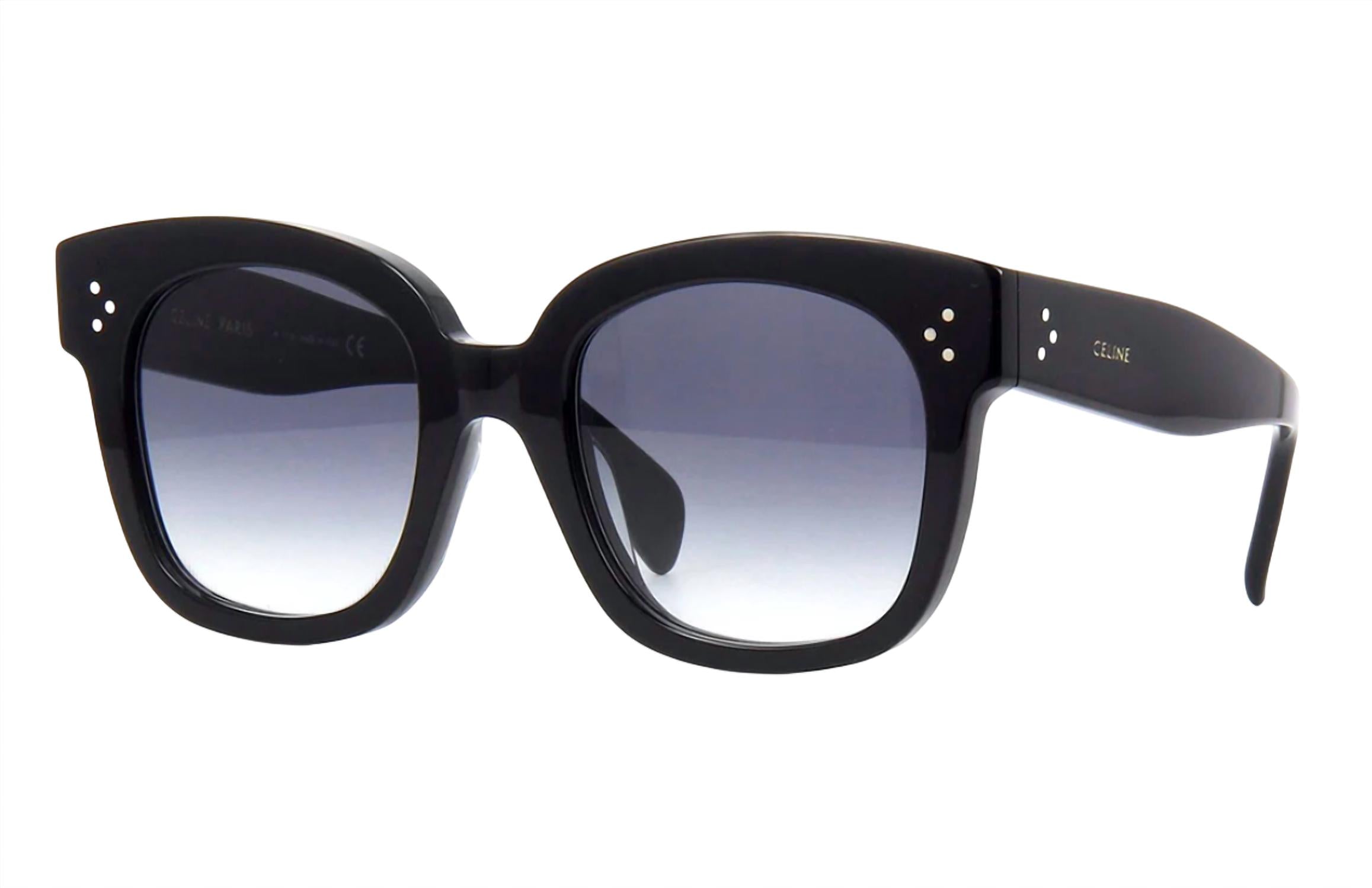 Celine - New Audrey Square Non Polarized Sunglasses Cl4002un - 01b