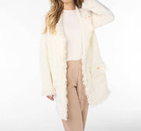 Esqualo - Felicity Fringe Long Cardigan