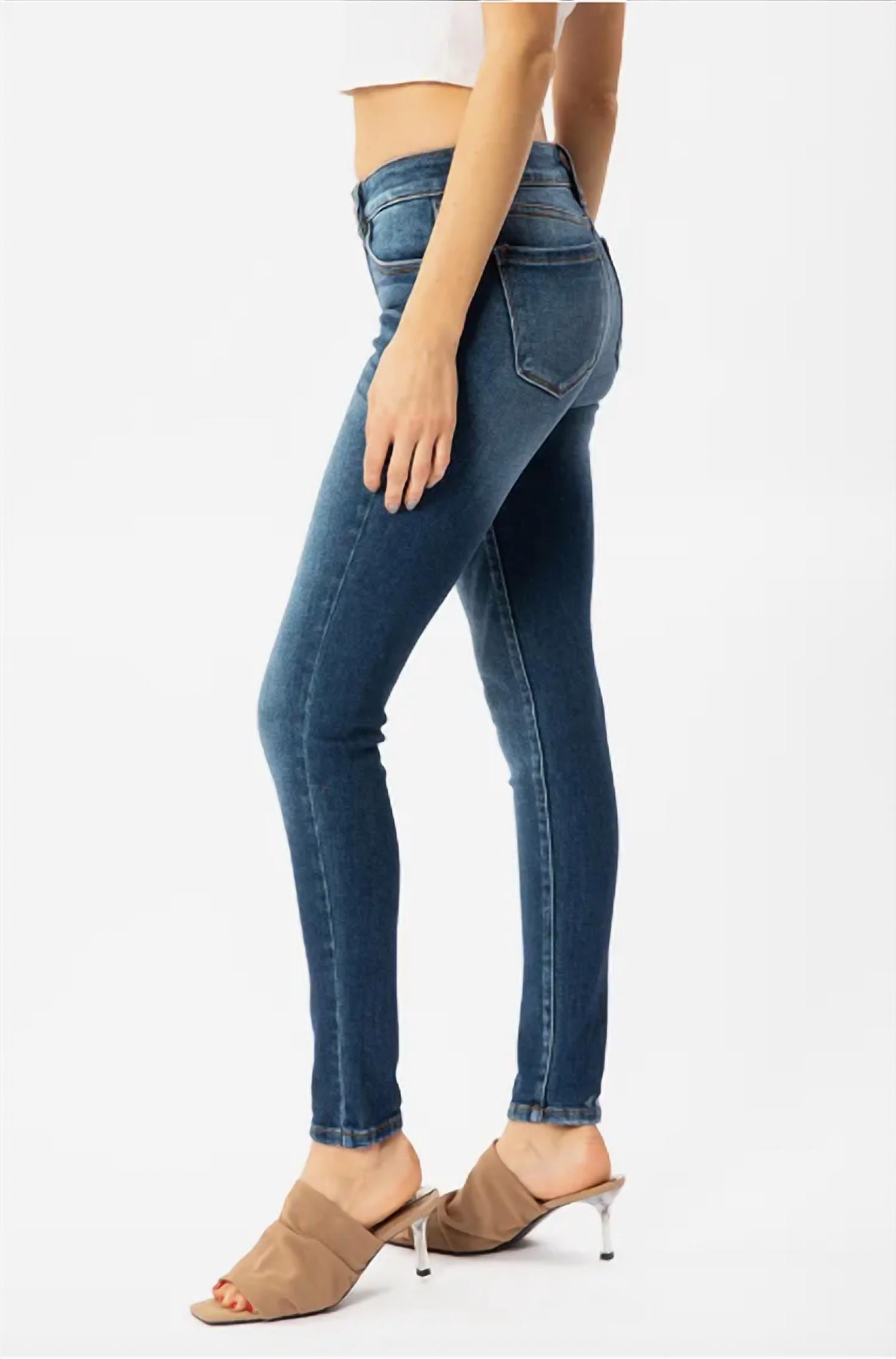 Kancan - Premier Mid Rise Super Skinny Jeans