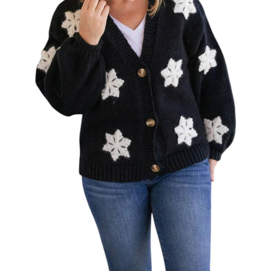 Michelle Mae - Snowflake Cardigan