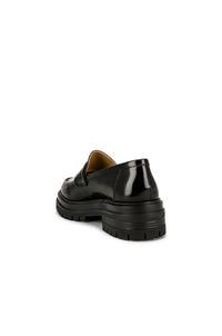 Tony Bianco Women's Wiz Leather Loafer in black hi shine - women's flats - view 4