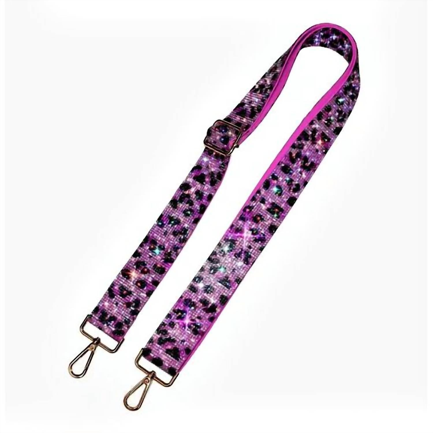 Mimi Wholesale - Leopard Rhinestone Crossbody Strap