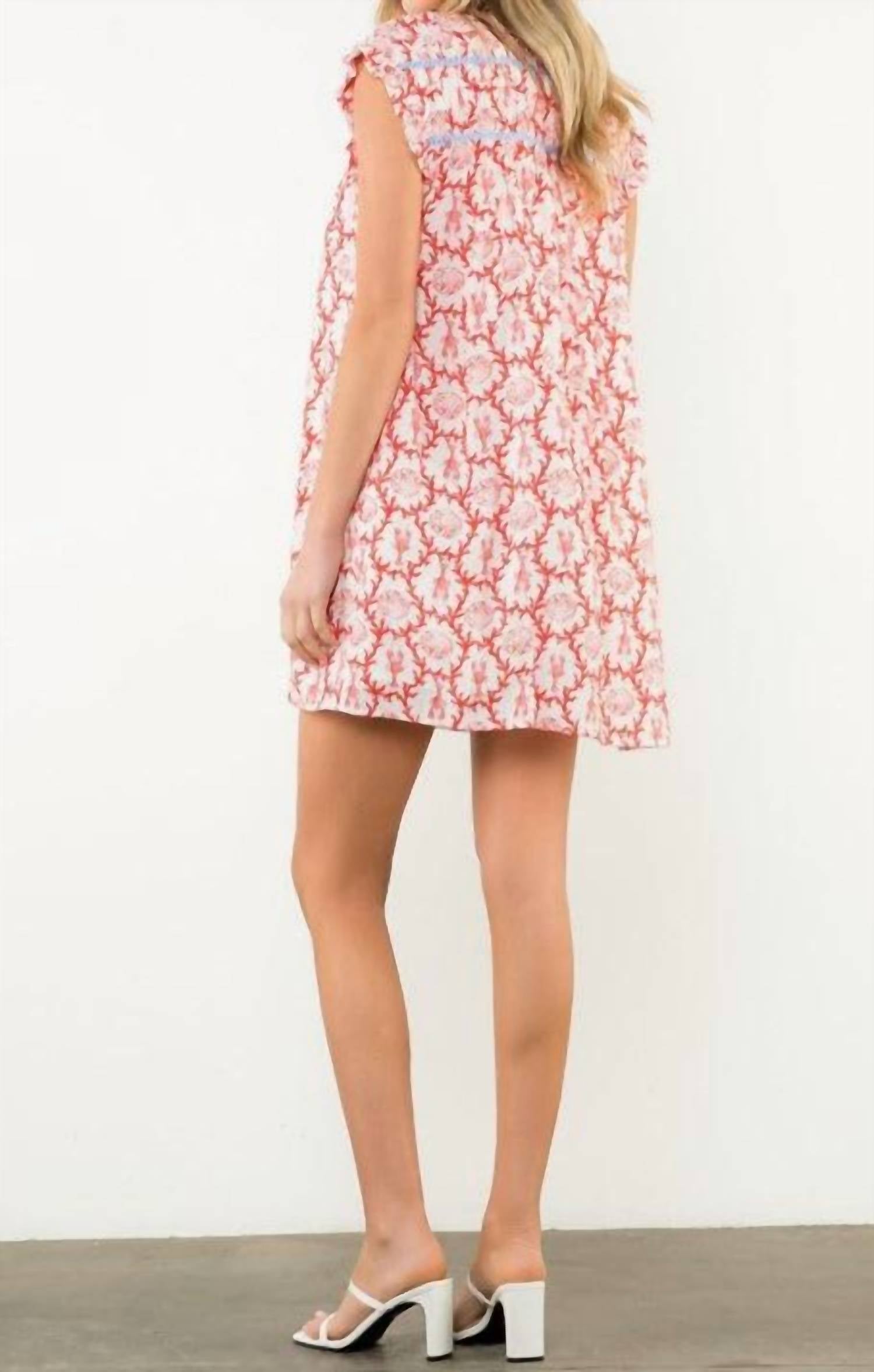 Thml - Lobster & Shell Print Mini Dress