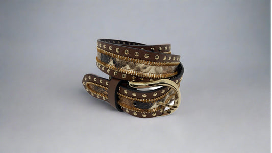 Berge - Women's Gold Stud Belt