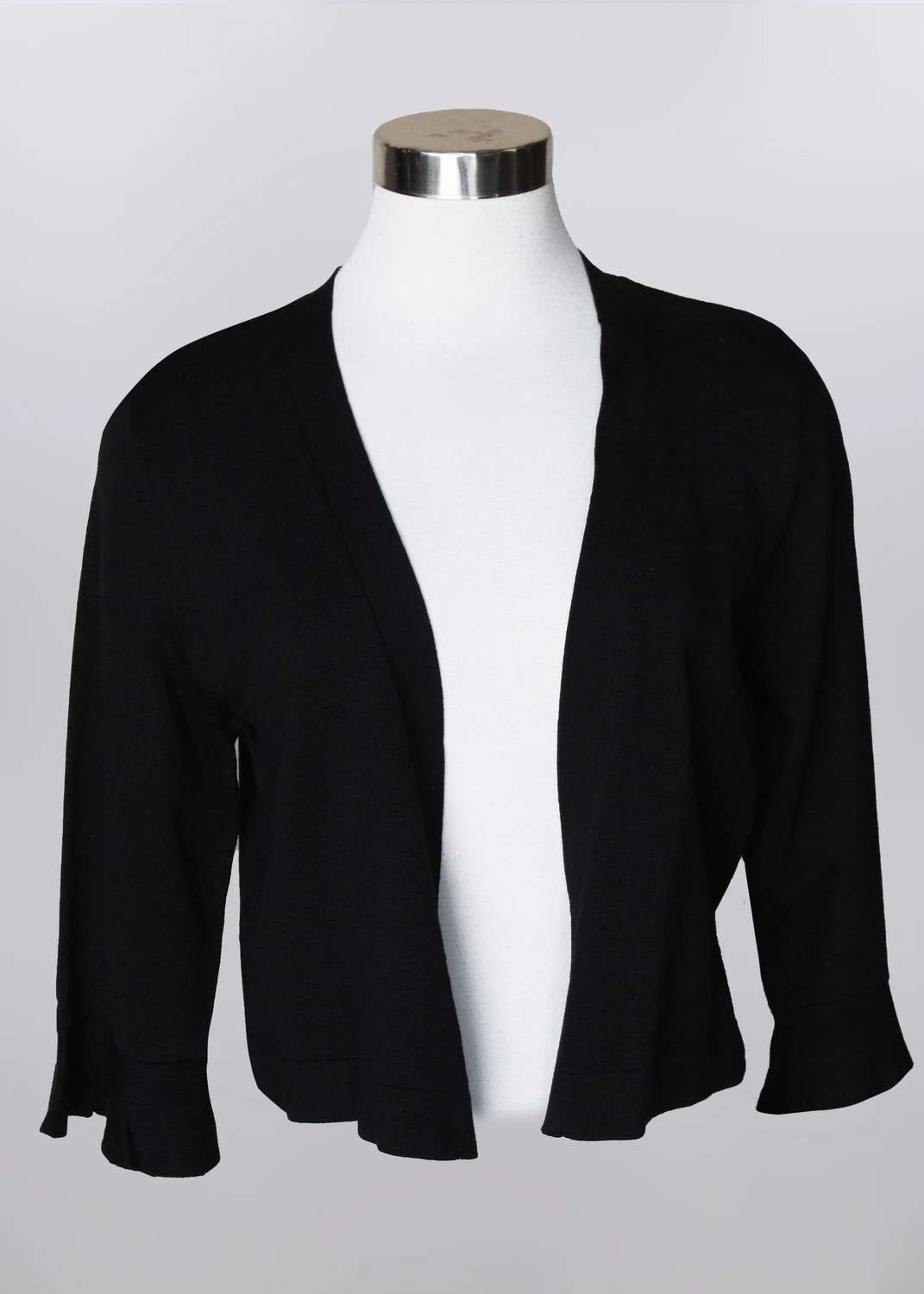 Keren Hart - Women's Open Ruffle Edge Cardigan