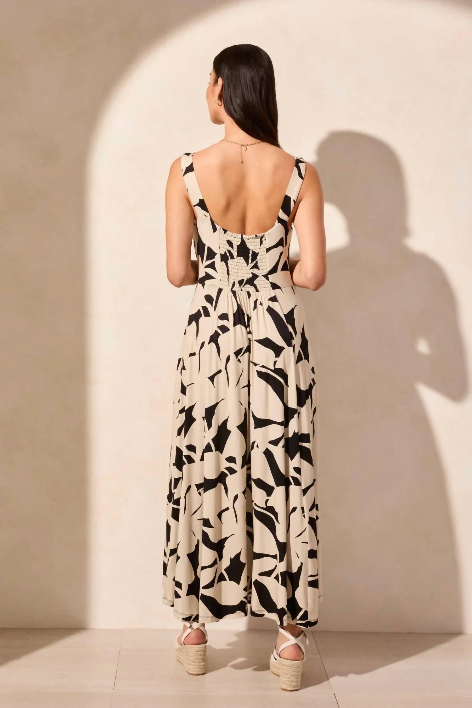 Tribal - Printed High-low Dress