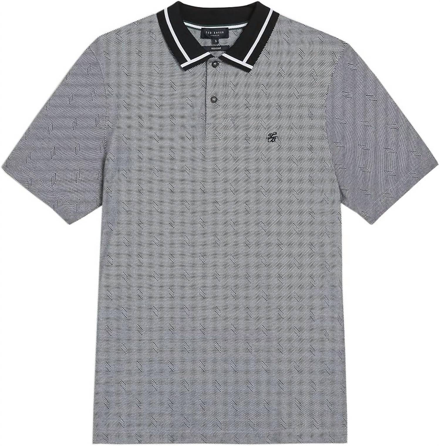 Ted Baker - Men's Ginald Herringbone Stitch Regular Fit Polo