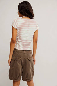 Free People - Most Wanted Striped Cardigan Top