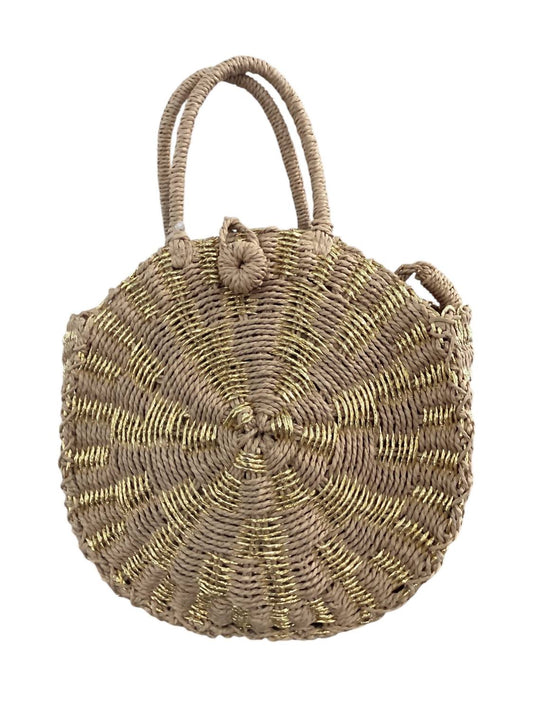 Merveille - Women's Straw Round Cross Body Bag