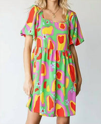 Bestto Dreams Mini Dress in lime green - women's dress