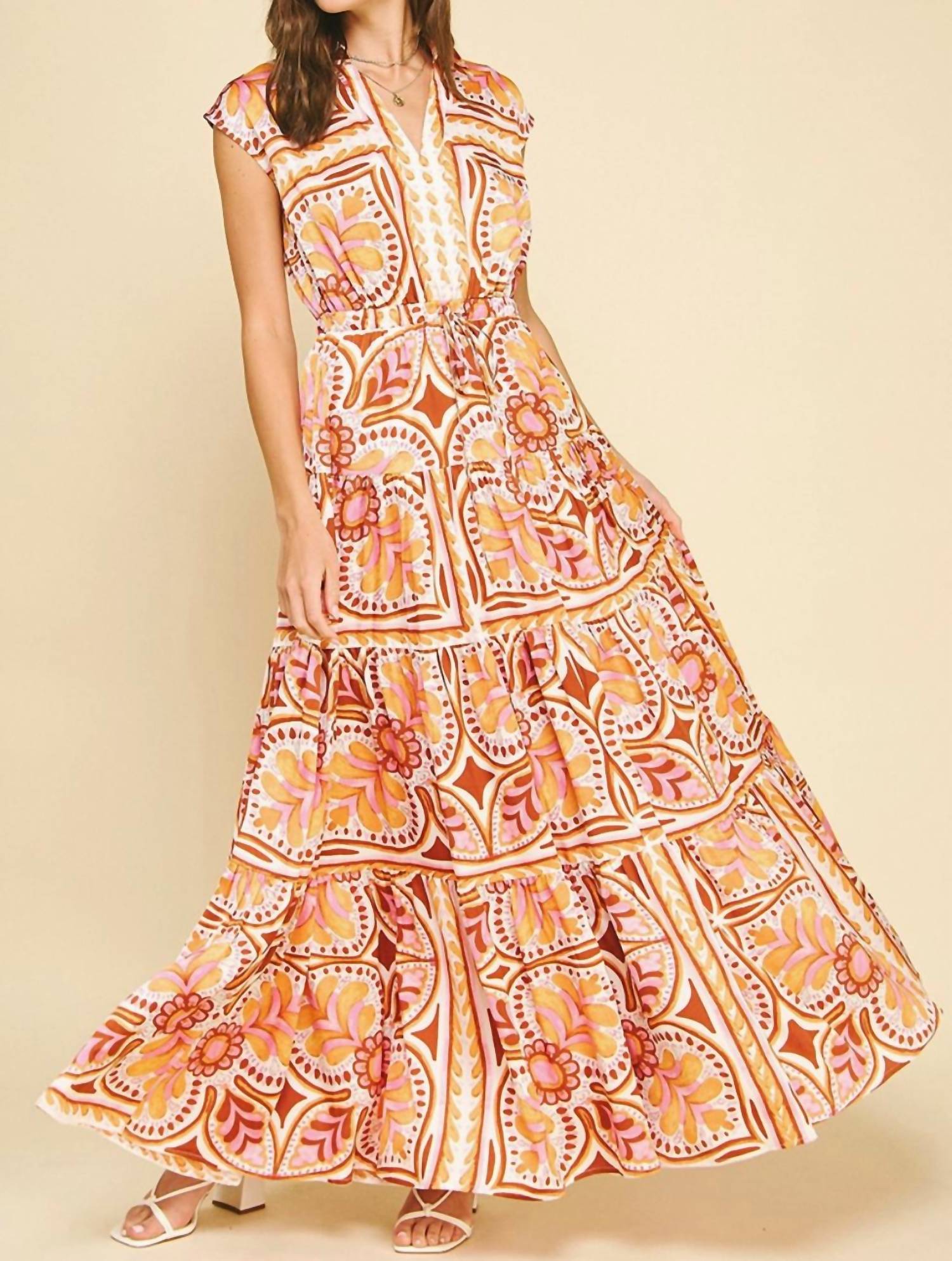Pinch - Tiered Floral Maxi Dress