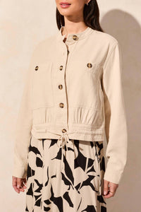 Tribal - Button-front Jacket