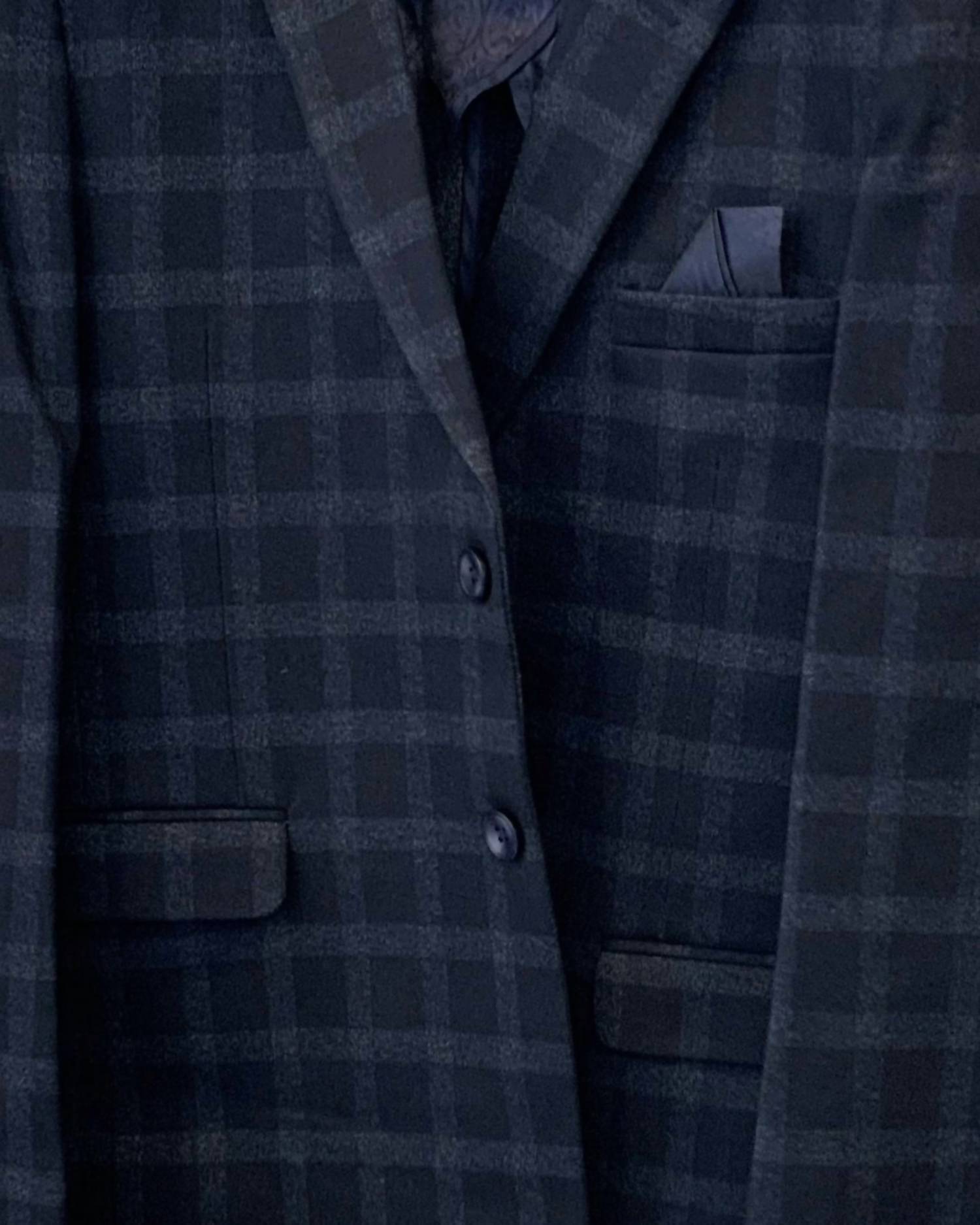 Leo & Zachary - Boys' Checked Stretch Blazer