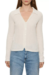 Sanctuary - Button Down Textured Top