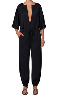 Citizens of Humanity Bubble Pull On Pants in navy - women's pants - detail view