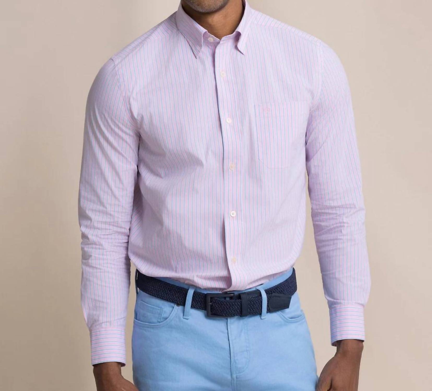 Southern Tide - Amelia Island Stripe Charleston Sport Shirt