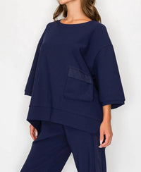 Joh - Karen Knit Crepe Top