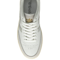 Gola Women's Falcon Mirror Sneaker Shoe in white silver - women's sneaker - alternate view