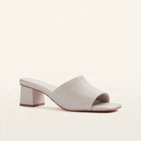 FRANKIE4 Women's Kennedy Weave Heel in bone - women's heels - detail view