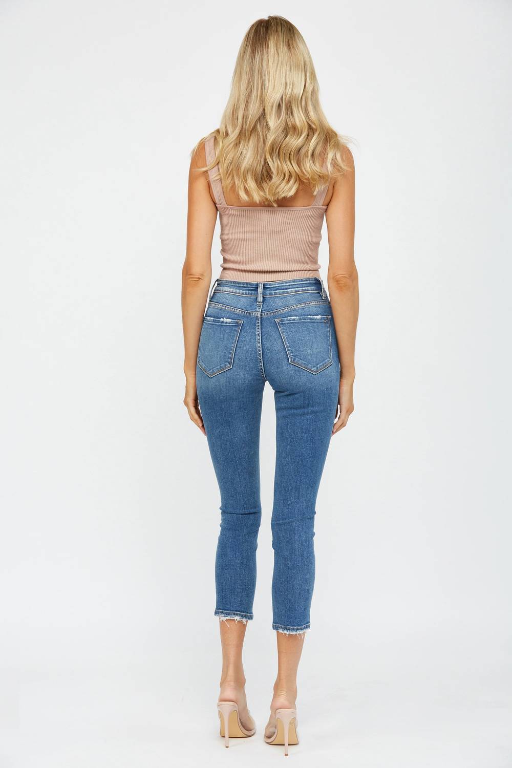 Mica Denim - Brea Crop Skinny Jeans