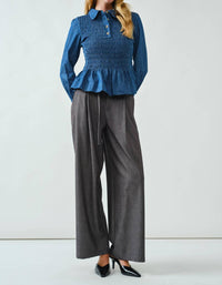 Aaron & Amber - Charm Peplum Blouse
