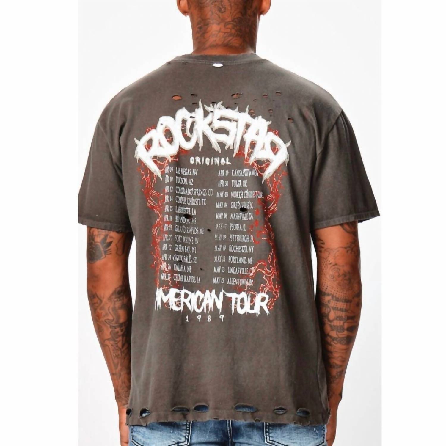 Rockstar Original - Ozzy Oversized Graphic T Shirt