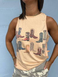 Vanilla Monkey - Cowgirl Graphic Tank