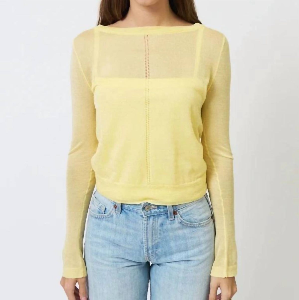 Central Park West - Brooklyn Double Layer Sheer Top