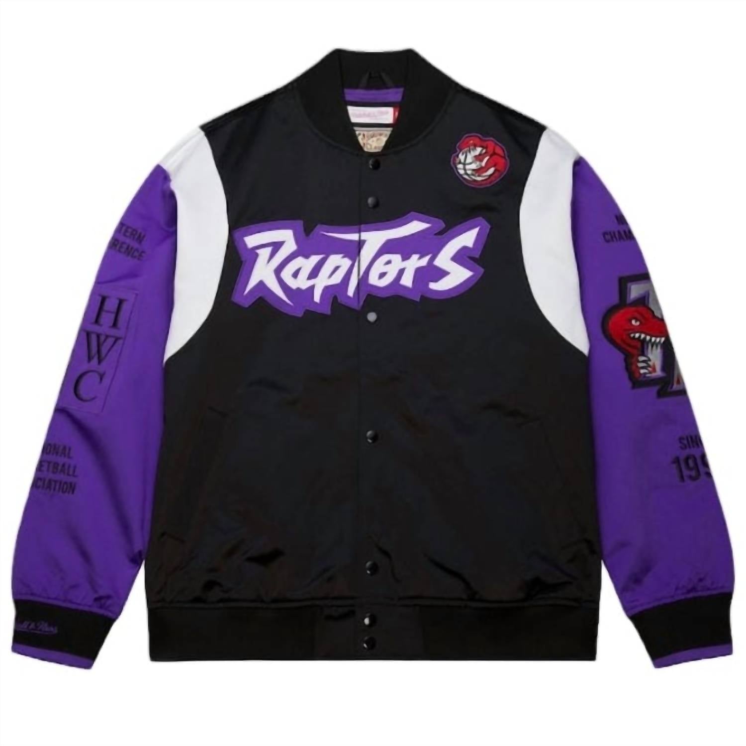Mitchell & Ness - Toronto Raptors Team Origins Satin Full-snap Jacket
