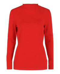 Salvatore Ferragamo - Women's Stretch Jersey Mock-neck Shirt