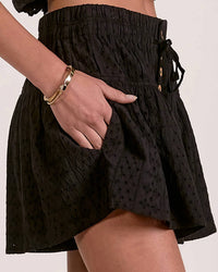 Elan - Eyelet Embroidered Shorts