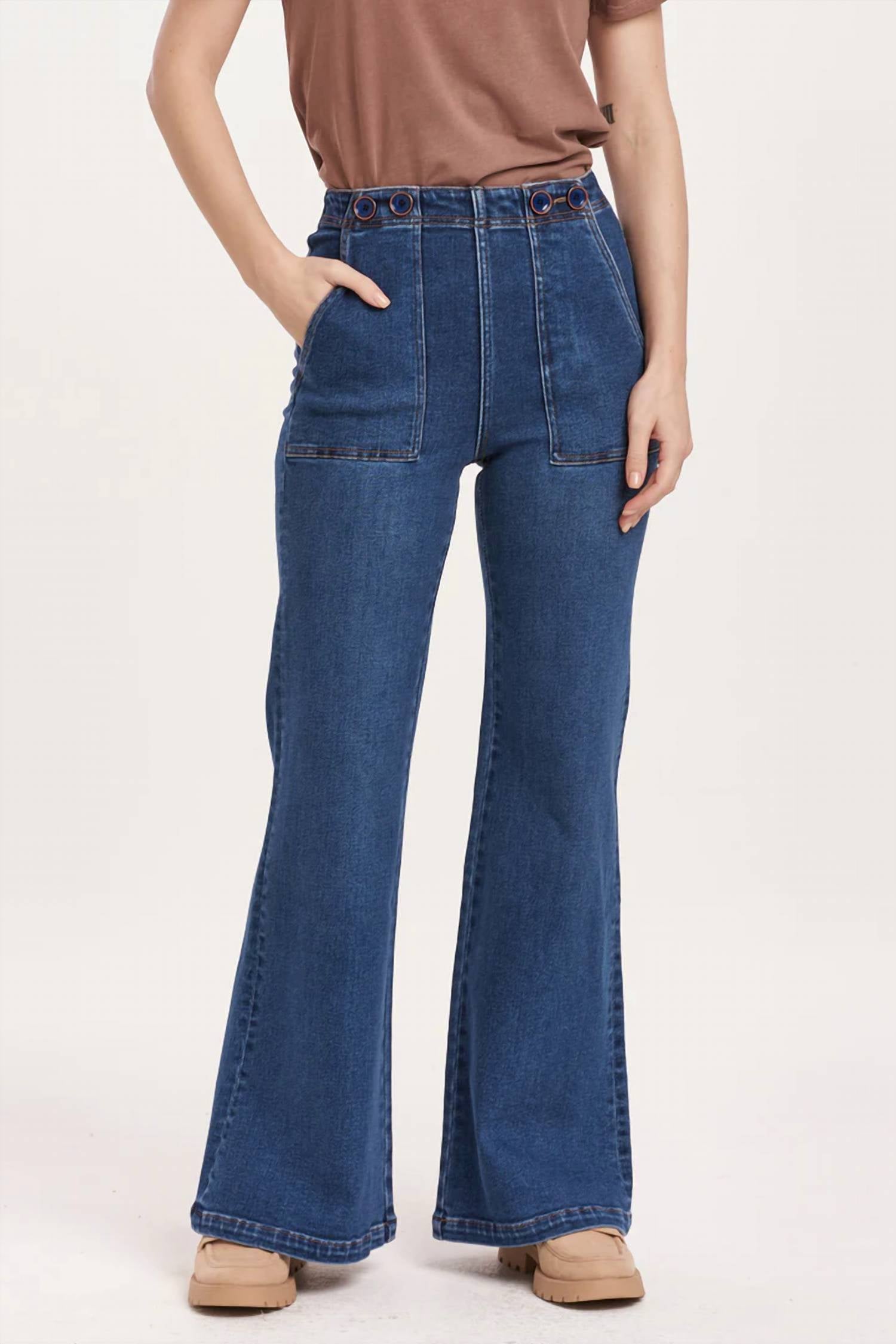 Dear John Denim - Fiona Super High Rise Wide Leg Jeans