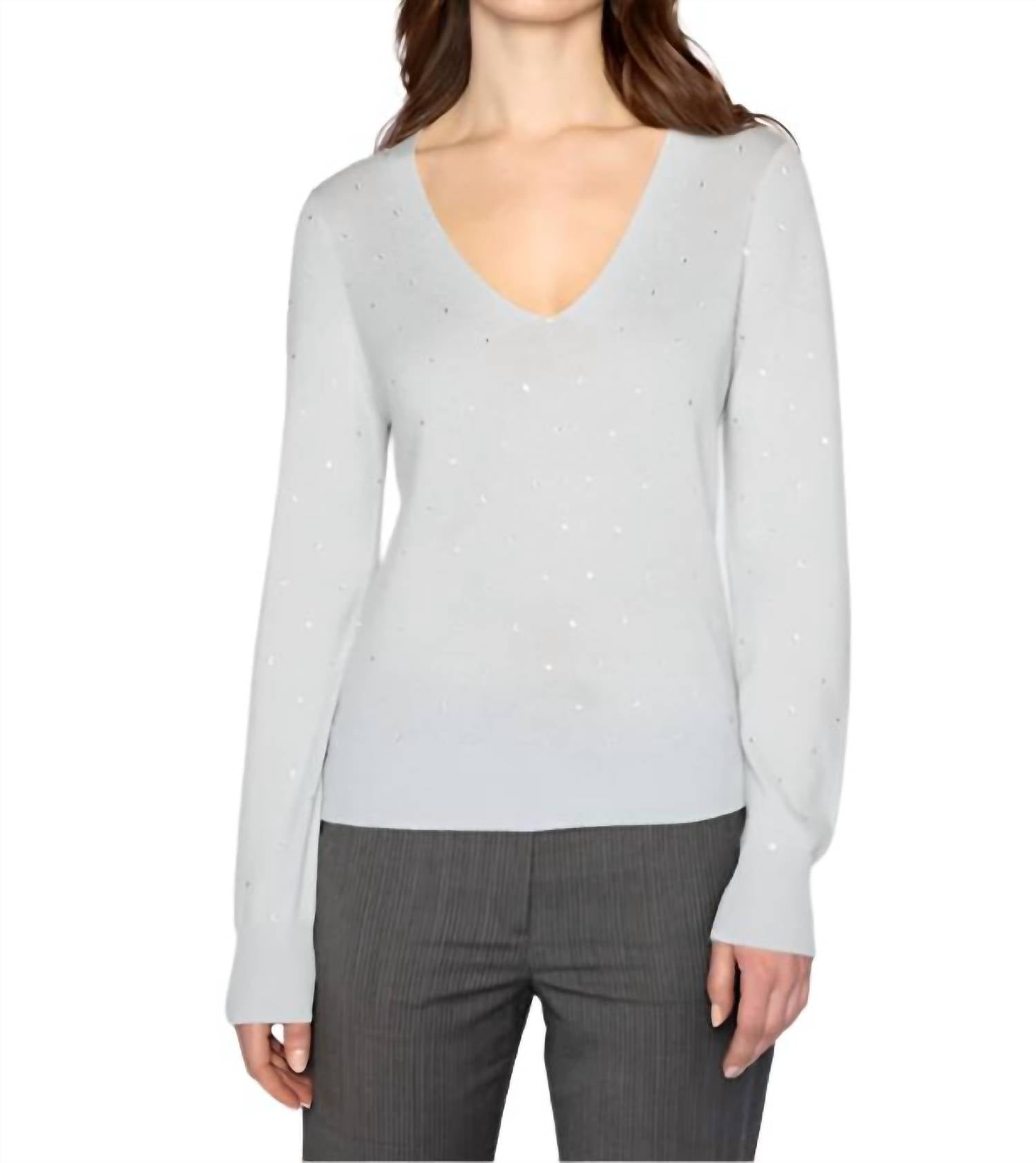 Kinross - Crystal V-neck Sweater