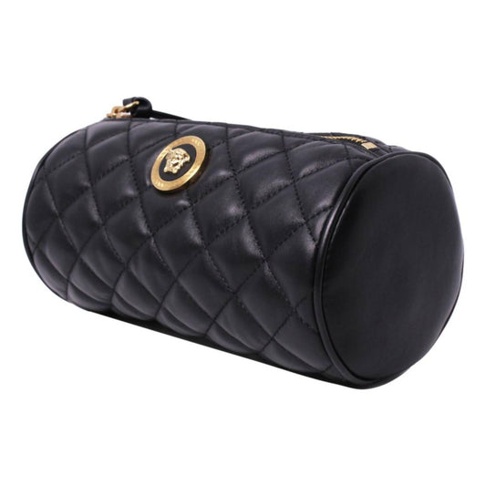 Versace - Women's Leather Medusa Quilted Cosmetic Pouch Bag