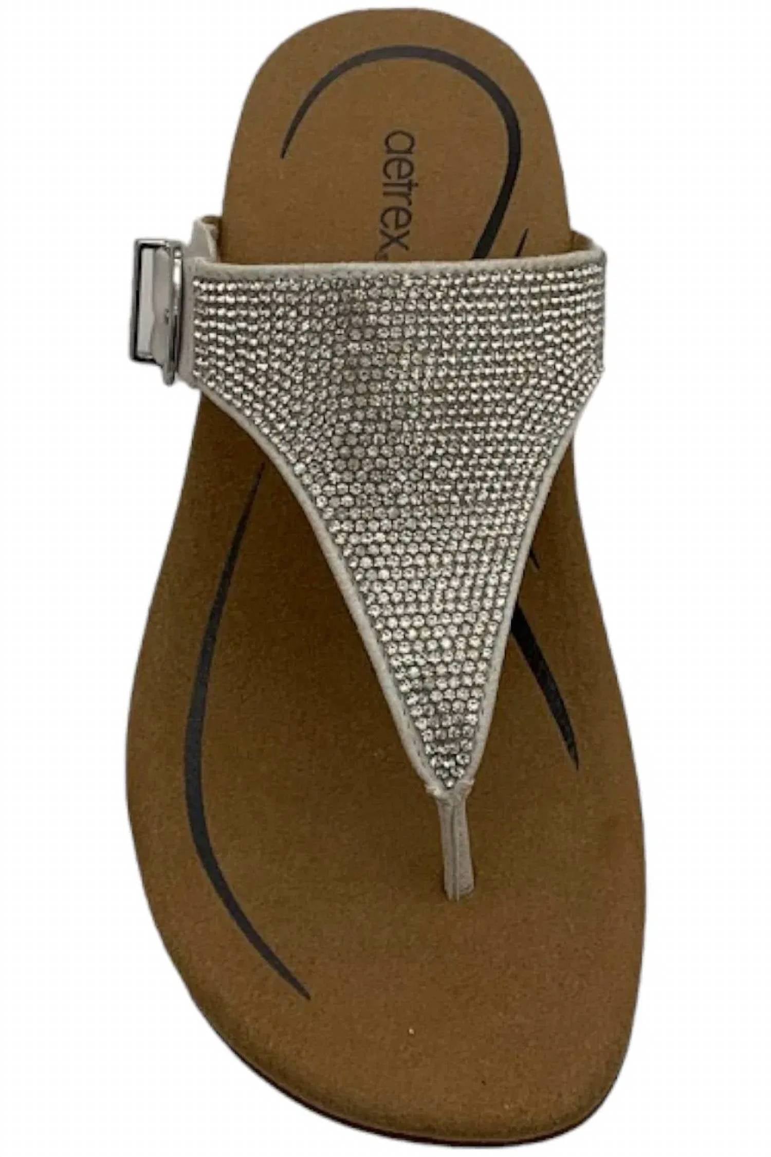 Aetrex - Women's Rae Sparkle Thong Sandal