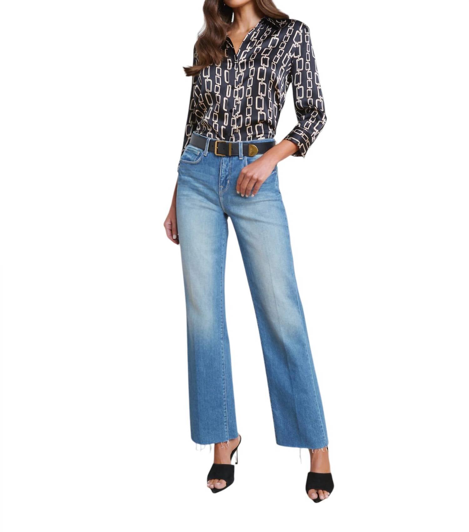 L'Agence - Tiana High Rise Wide Leg Jean