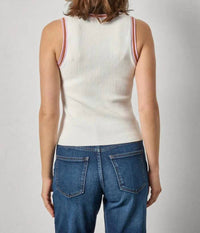 Lilla P - Contrast Trim Knit Tank Top