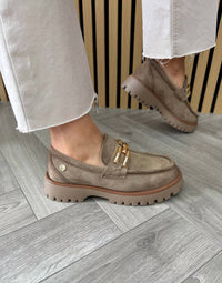 Xti - Women's 144459 Round Toe Loafer Shoes