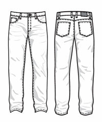 Ballin - Men's Cashmere Touch Pima Cotton Sateen Stretch 5-pocket Pants